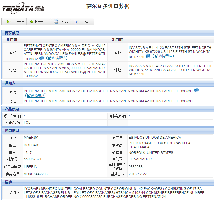 海关数据,进出口数据,进口数据,NO钱包官网,贸易,萨尔瓦多